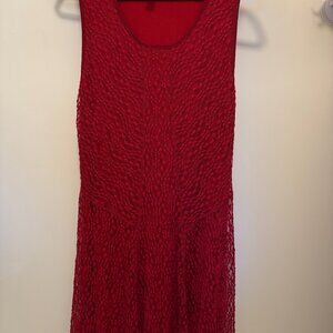 Red Lace Deca Dress